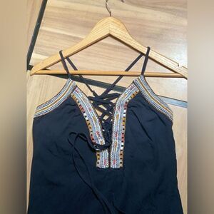 ‎Bcbg generation black spaghetti strap dress